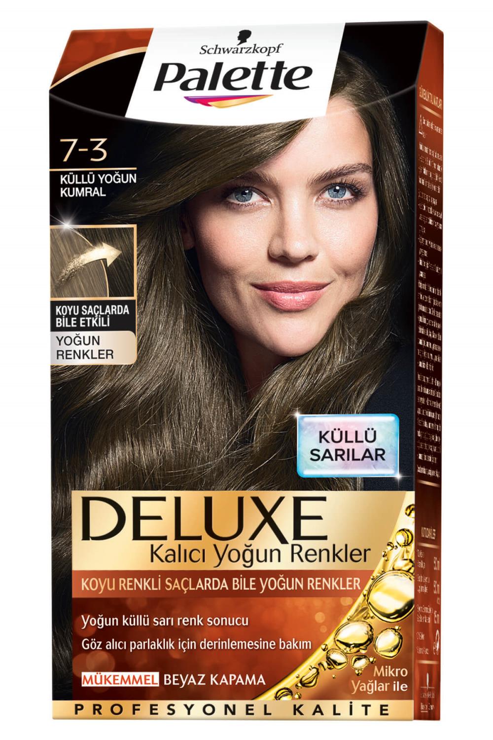 Palette Deluxe Saç Boyası 7.3 Küllü Yoğun Kumral,Palette,Parfüm ve